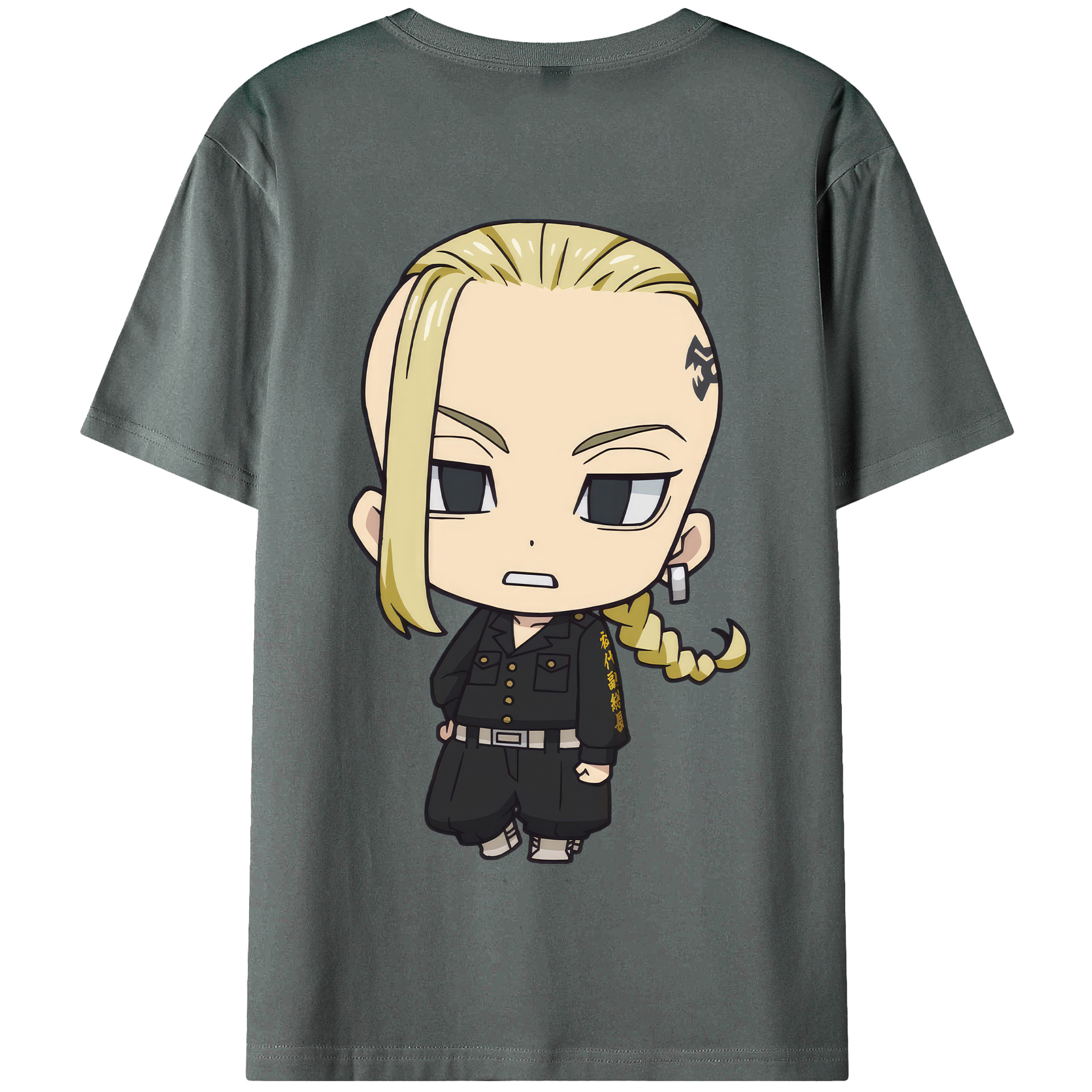 （画像用） 東京リベンジャーズ Tokyo Revengers 綿100％半袖Tシャツ（背面プリント）